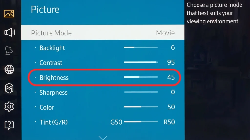 تنظیم روشنایی (Brightness)