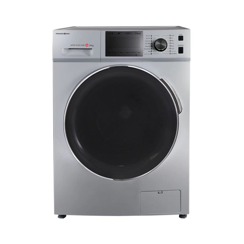 ماشین لباسشویی پاکشوما 96416-STFB سیلور 9 کیلویی