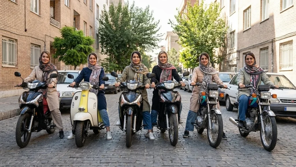 موتور برای خانم ها