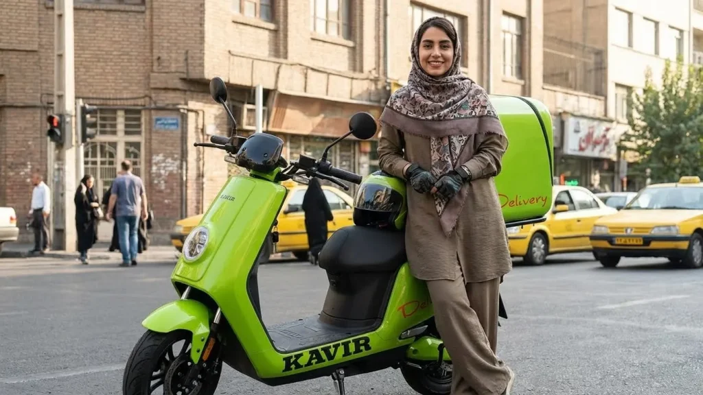 موتور بانوان: موتورسیکلت برقی کویر ES5 N (Delivery / NC)