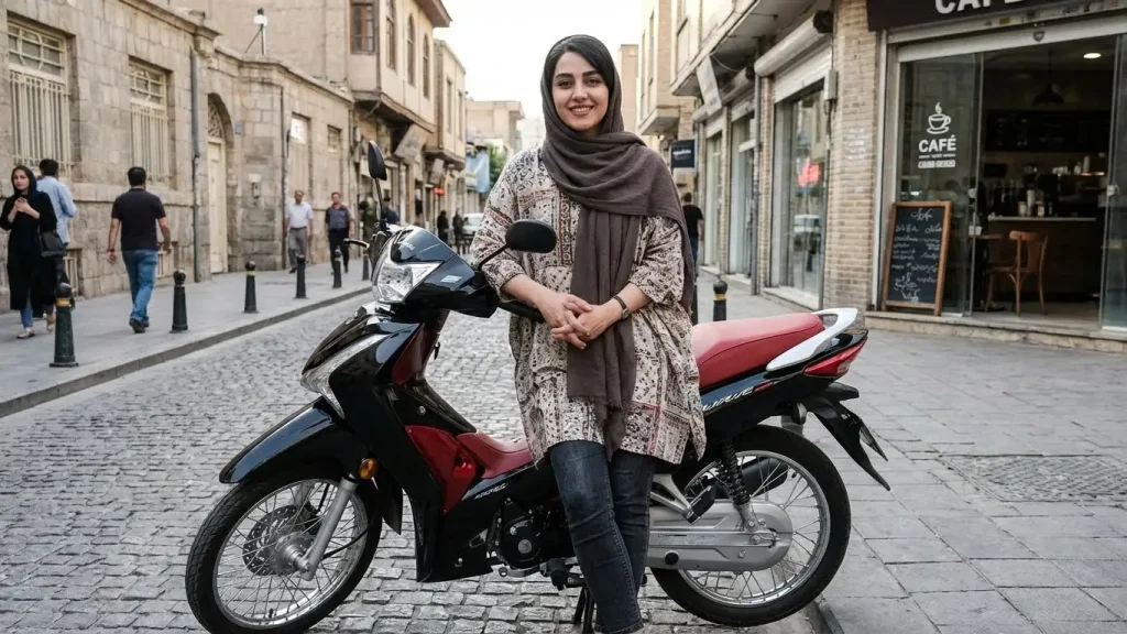 موتور برای خانم ها: موتور سیکلت بی‌کلاج بهرو طرح ویو ۱۲۵