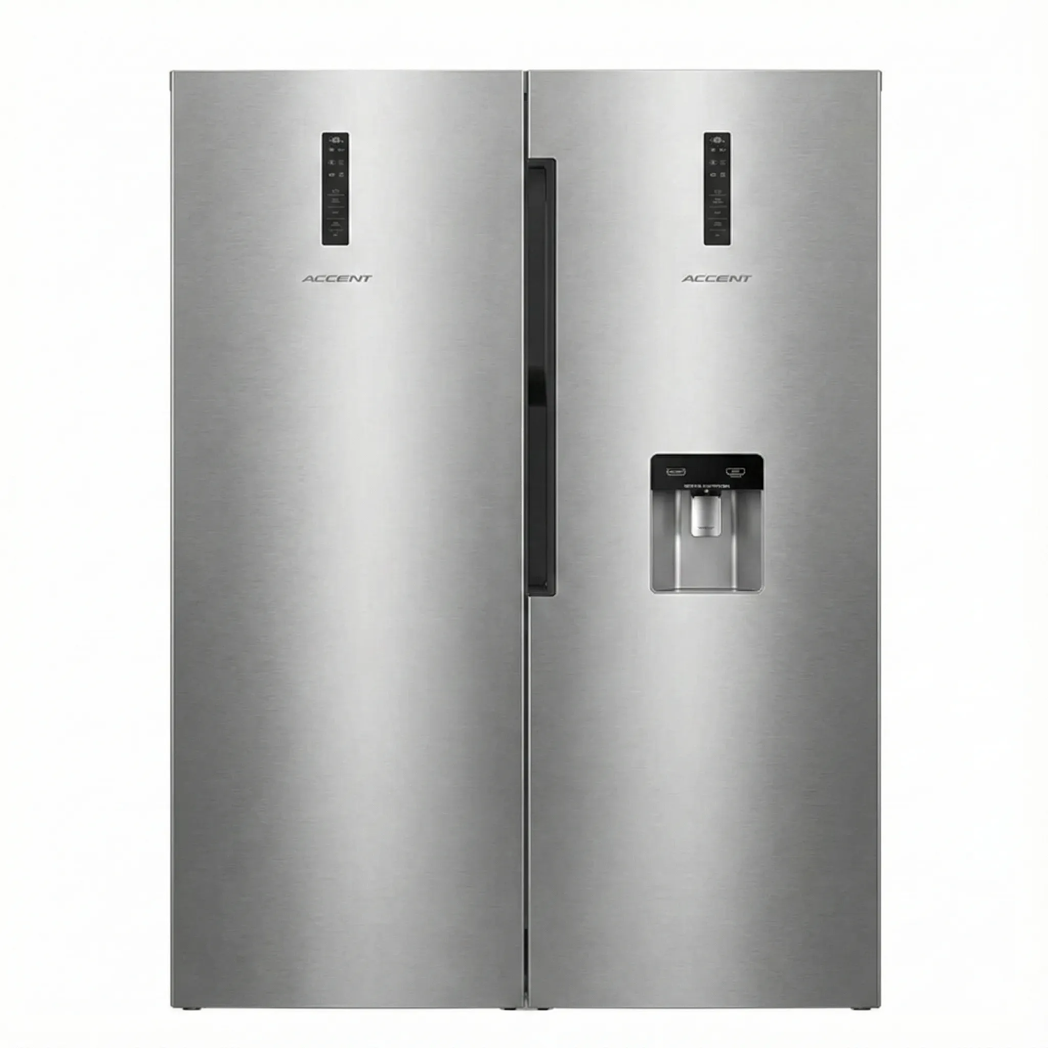 یخچال فریزر دو قلو اکسنت آمیتیس YSN-RF/FNINAM23-i نقره ای