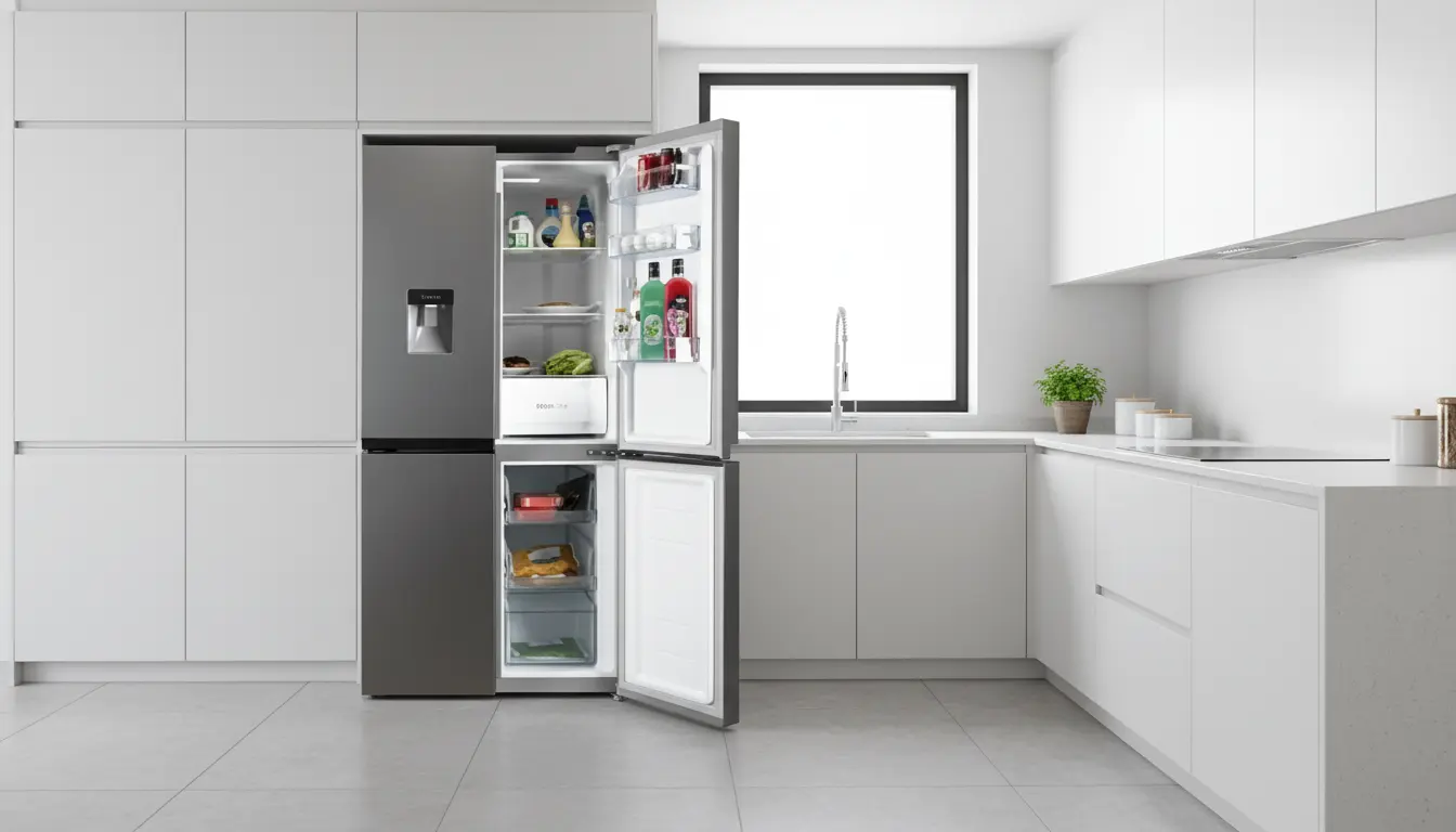 یخچال فریزر ساید کروپ استیل 482S