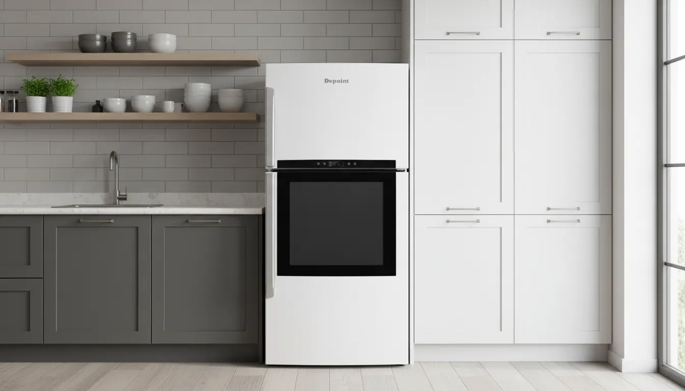 یخچال فریزر دیپوینت سفید دیسکاور ۳۰ فوت فریزر بالا