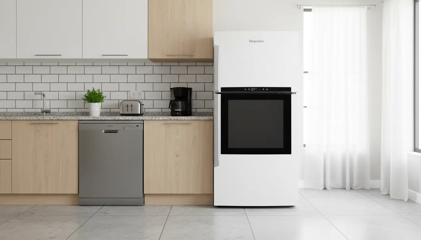 یخچال فریزر دیپوینت سفید دیسکاور ۳۰ فوت فریزر بالا