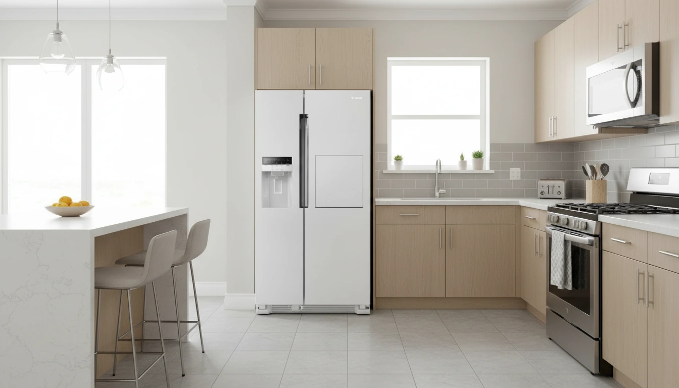 یخچال فریزر ساید اسنوا سفید براق 2261SW