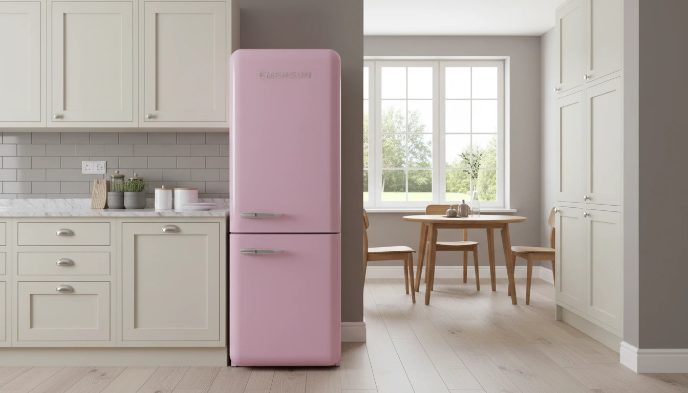 یخچال فریزر امرسان صورتی 46 سامی کلاسیک