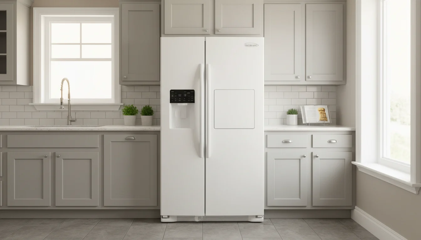 یخچال فریزر ساید الکترواستیل سفید رویال