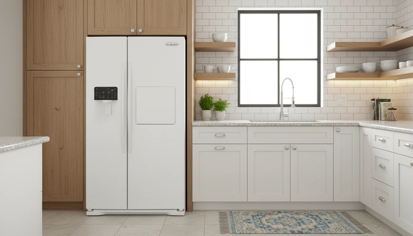 یخچال فریزر ساید الکترواستیل سفید رویال