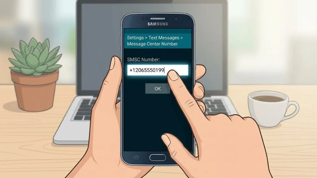 ارسال پیامک طولانی در سامسونگ