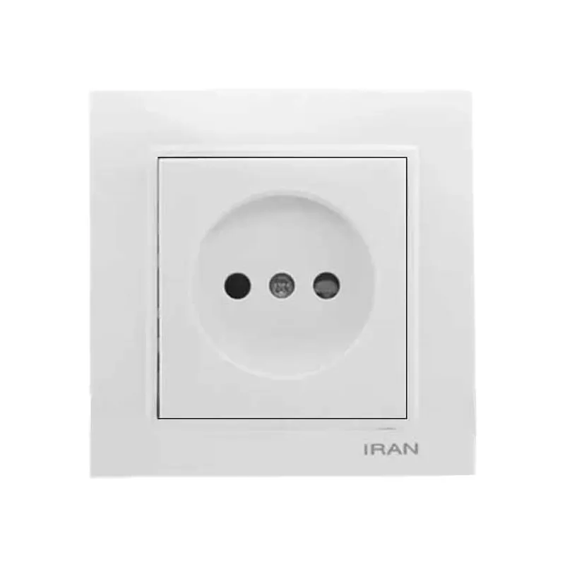 پریز برق ساده برلیان ایران الکتریک