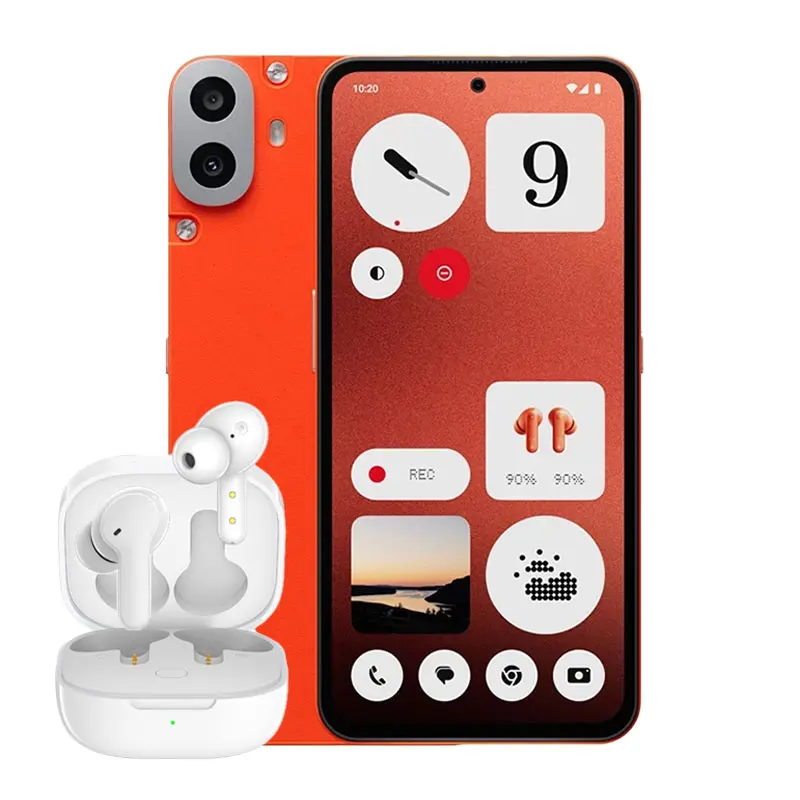 گوشی موبایل ناتینگ CMF Phone 1 دو سیم کارت ظرفیت 128 گیگابایت و رم 8 گیگابایت - به همراه هندزفری QCY T13x