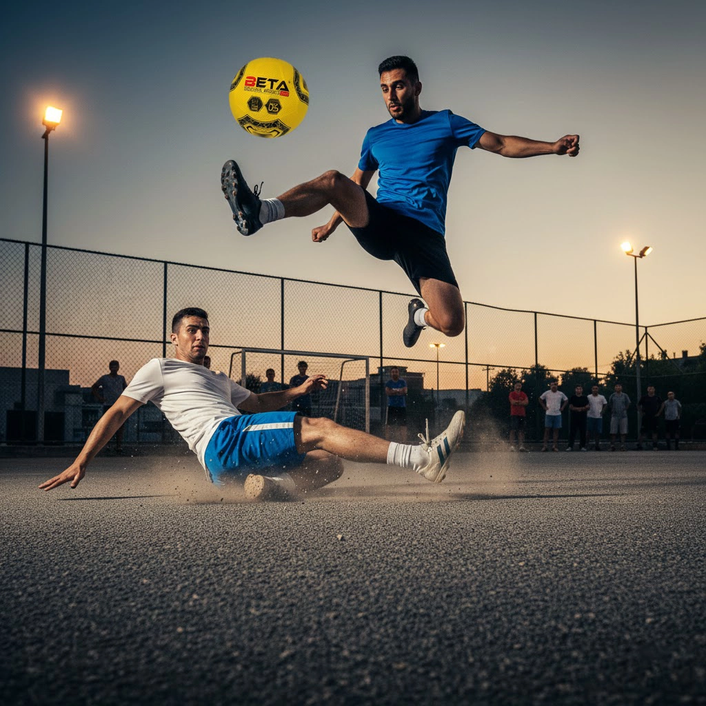 توپ فوتبال لاستیکی بتا مخصوص آسفالت