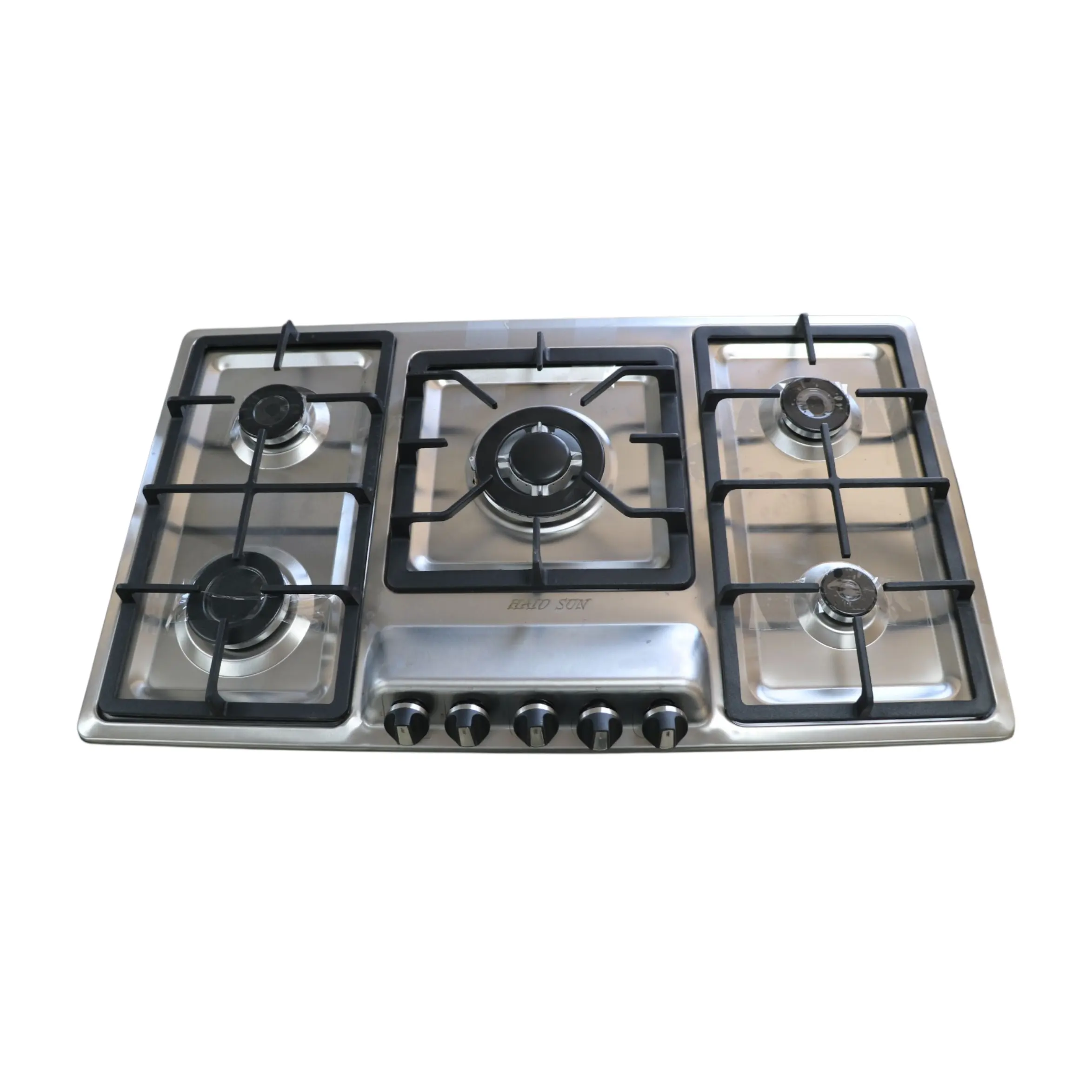 اجاق گاز صفحه ای 5 شعله هایدسان رویه استیل