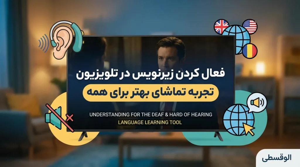 فعال کردن زیرنویس در تلویزیون