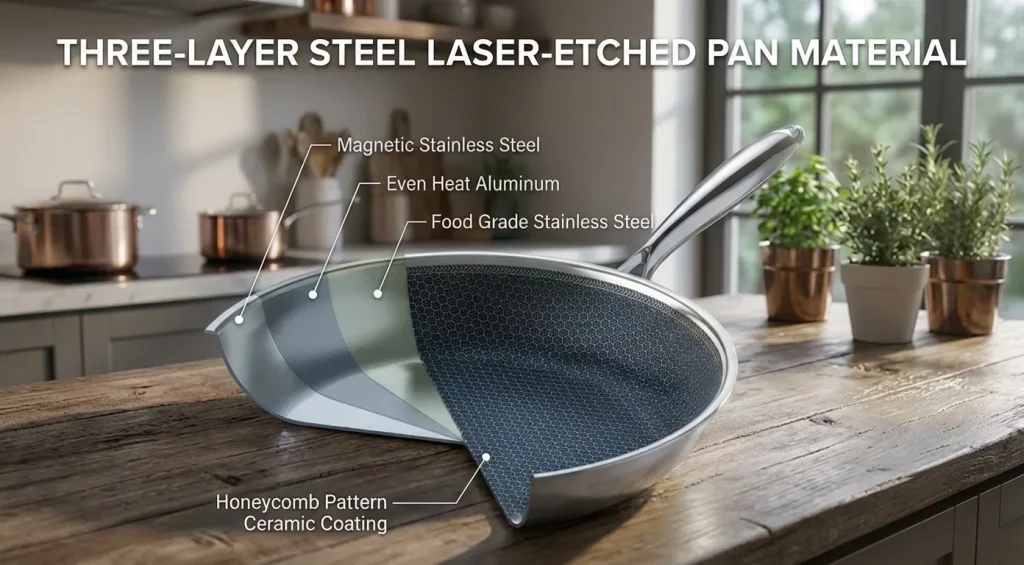 ساختار قابلمه کف لیزری