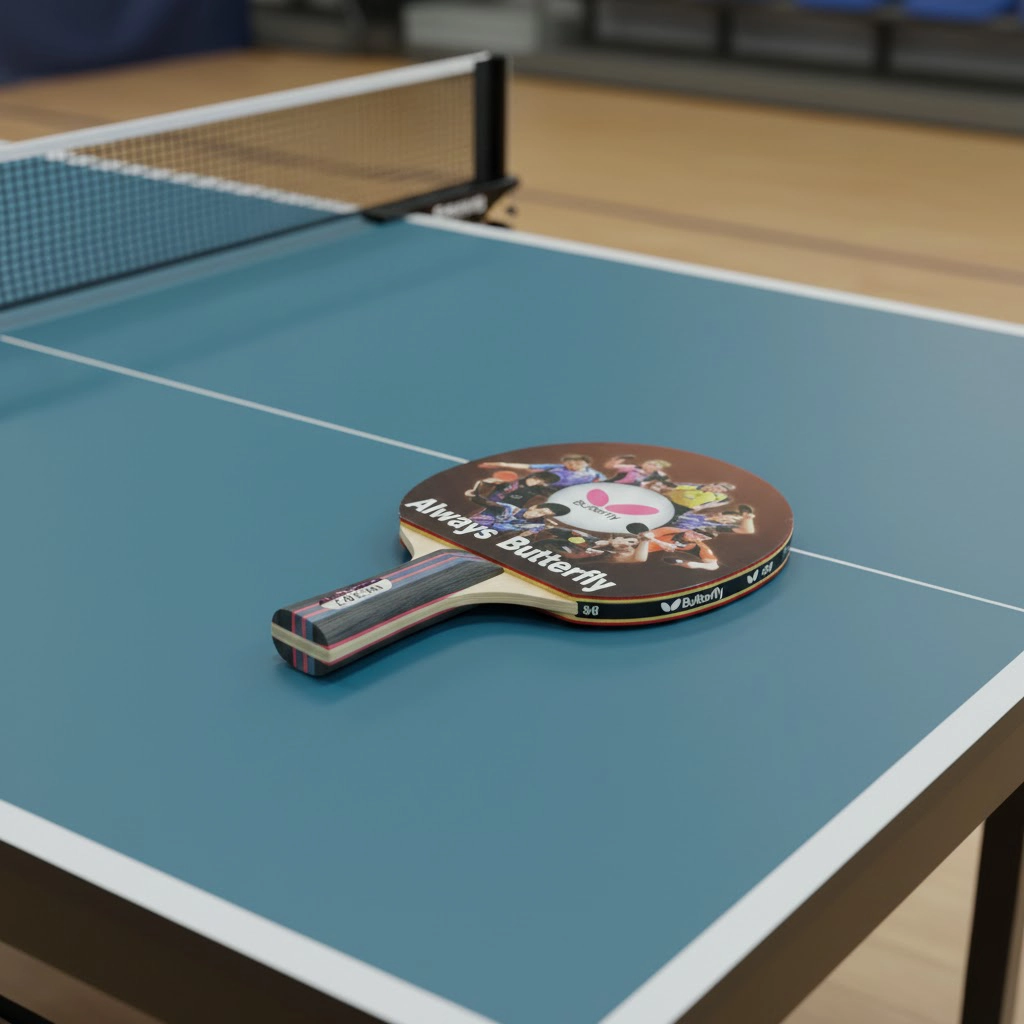 راکت پینگ پنگ 302 با کاور Butterfly