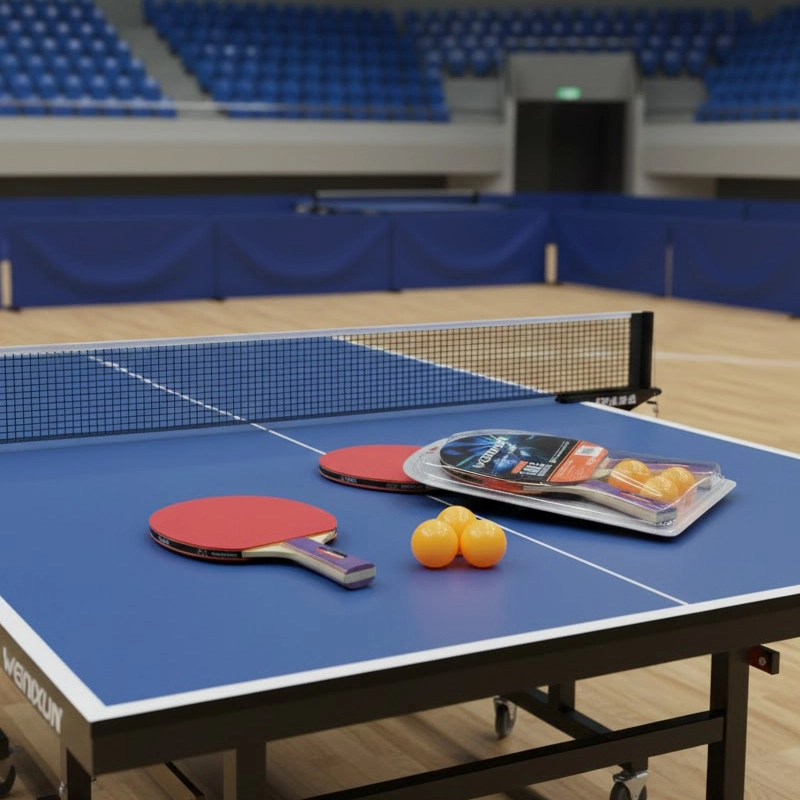 راکت پینگ پنگ جفتی به همراه توپ