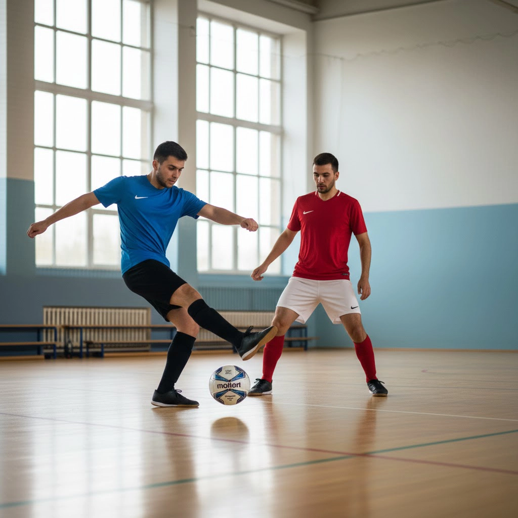 توپ فوتسال ال اشپرت سایز 4 دوختی