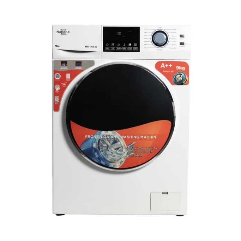 ماشین لباسشویی اینترناسیونال آنیل اتوماتیک ظرفیت 9 کیلو