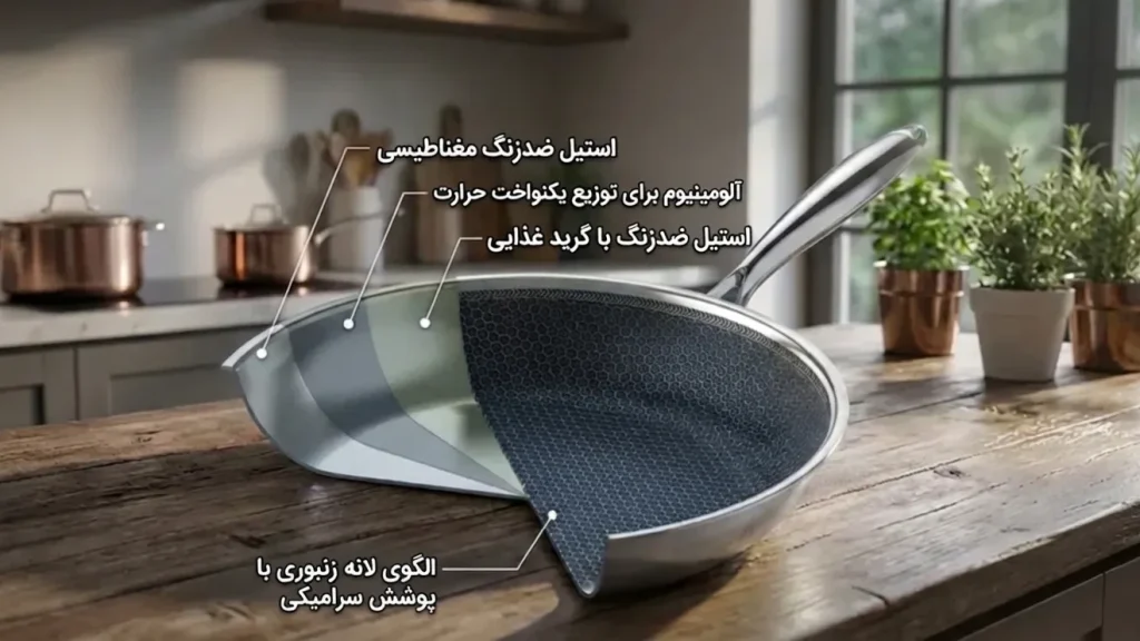 قابلمه کف لیزری 