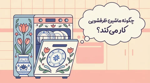 طرز کار ماشین ظرفشویی