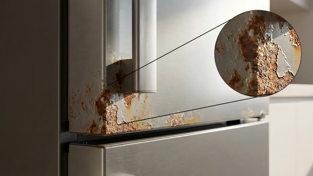 علت پوسیدگی درب یخچال