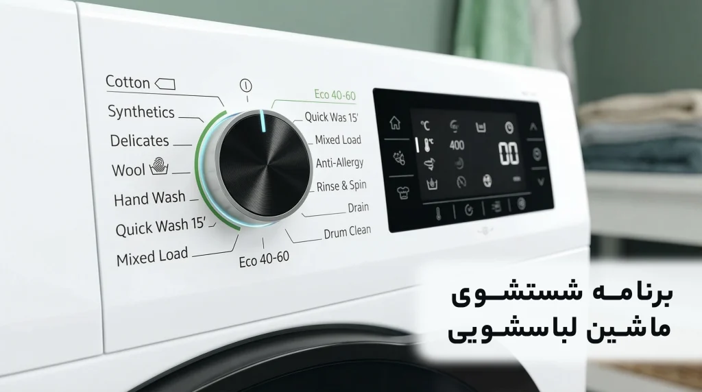 برنامه‌های شستشوی ماشین لباسشویی