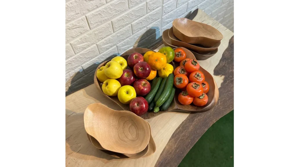 ست میوه‌خوری چوبی