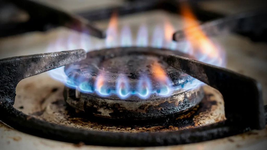 کثیف بودن سر شعله و مشعل