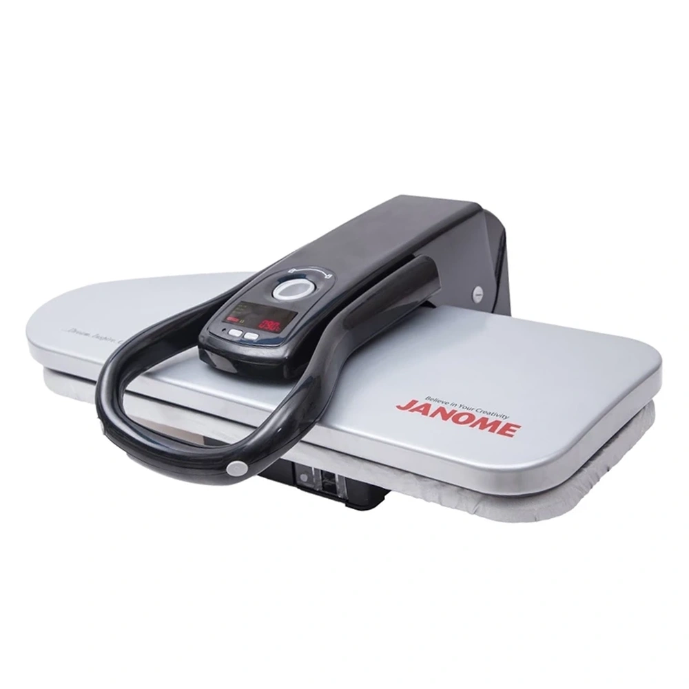 اتو پرس دیجیتالی ژانومه 4950 نقره‌ای مشکی