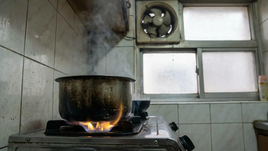 تهویه نامناسب آشپزخانه