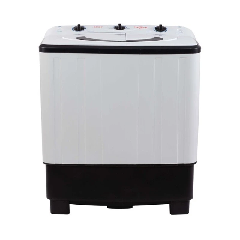 ماشین لباسشویی دوقلو اینترناسیونال آنیل مدل 8000 ظرفیت 8 کیلوگرم موتور تسمه‌ای