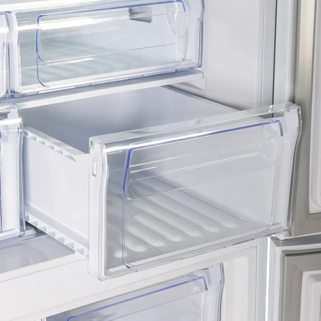 یخچال فریزر کمبی فریزر پایین نیکسان 8410N-E2-ICE یخساز اتوماتیک آبریزدار