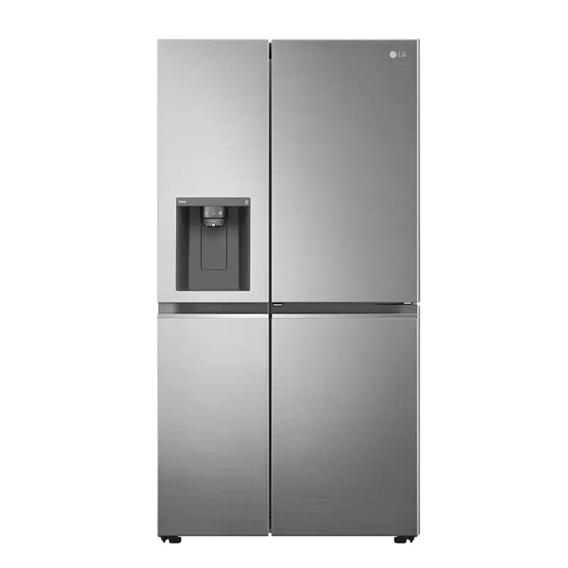 یخچال فریزر ساید بای ساید ال جی مدل GC-J257SMSV یخساز اتوماتیک بیرونی آبریز اتوماتیک هوم باردار IoT