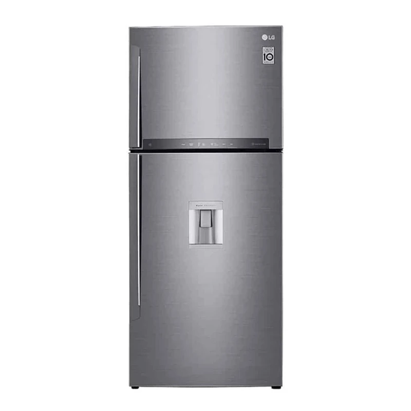 یخچال فریزر کمبی فریزر بالا ال جی مدل GR-F882HBHU یخساز دستی آبریزدار IoT