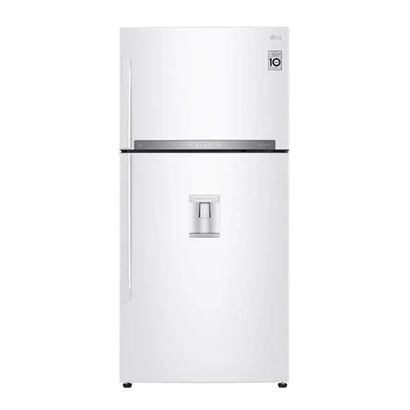 یخچال فریزر کمبی فریزر بالا ال جی مدل GR-F882HBHU یخساز دستی آبریزدار IoT