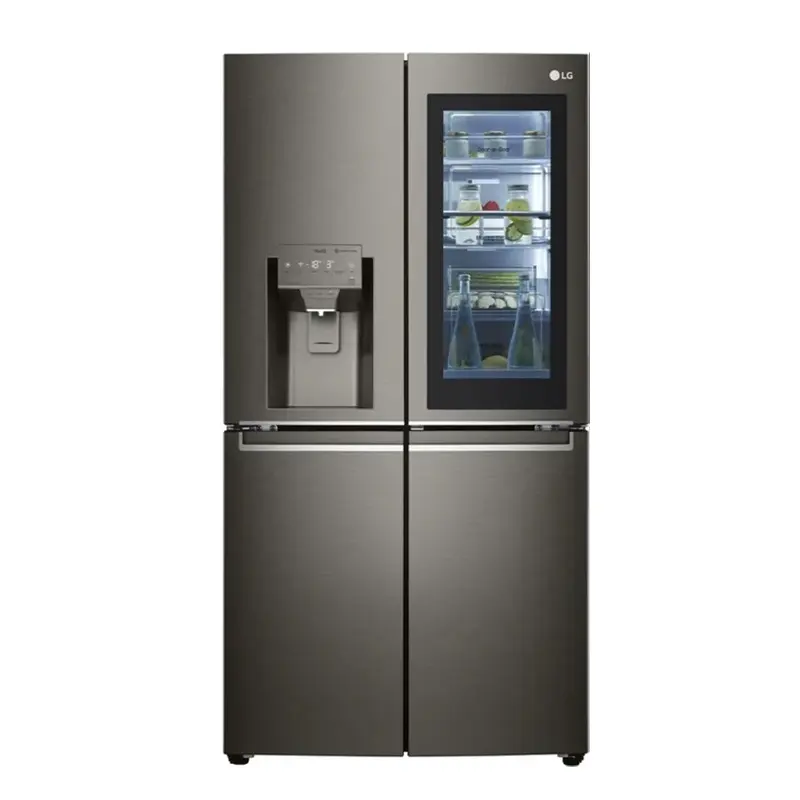 یخچال فریزر چهار درب گالری ال جی مدل GR-X24FMKBL یخساز اتوماتیک بیرونی آبریز اتوماتیک IOT