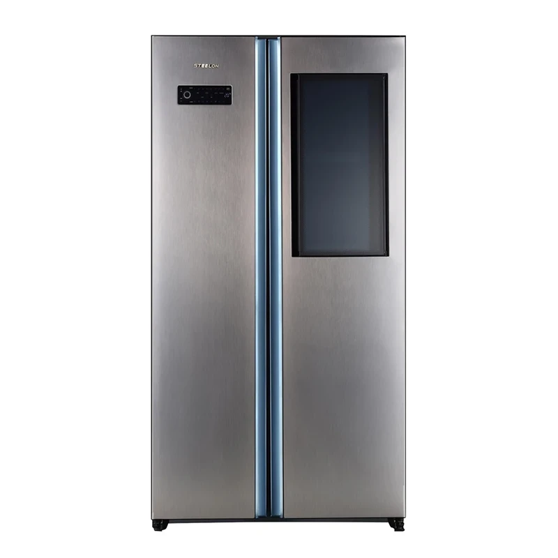 یخچال فریزر ساید بای ساید گالری استیلون مدل Inverno یخساز دستی