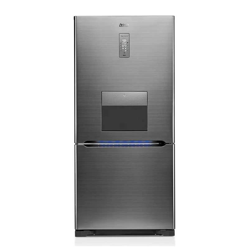 یخچال فریزر کمبی فریزر پایین لئوکو مدل LRF85BH5 یخساز دستی هوم بار دار