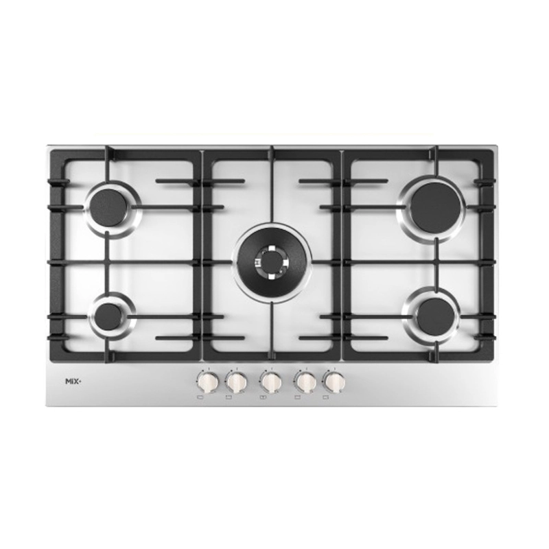اجاق گاز توکار میکس پلاس مدل Stella صفحه استیل