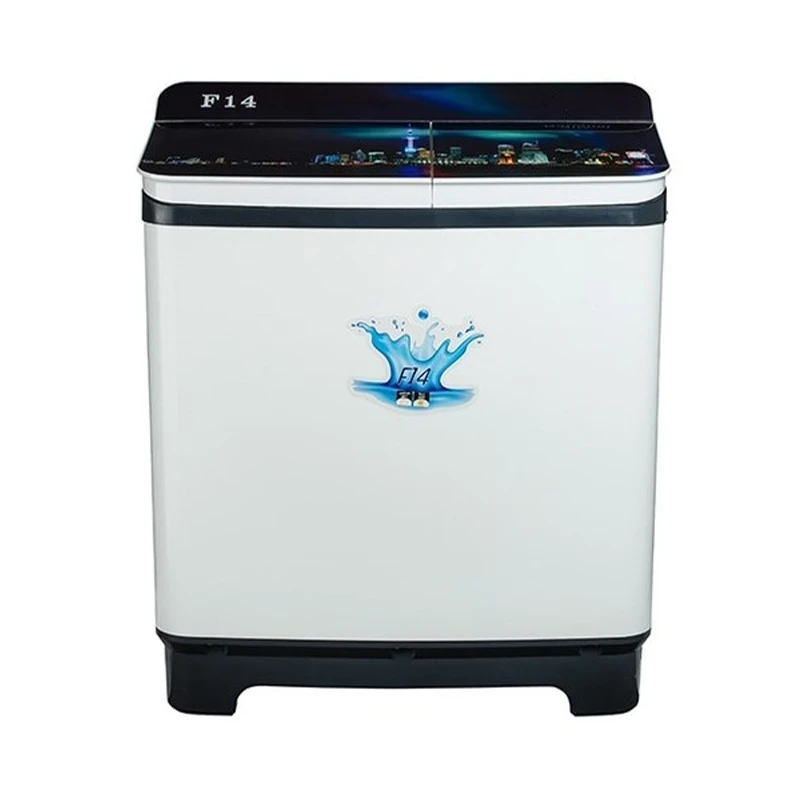 ماشین لباسشویی دوقلو نکست پلاس NXP-14000-TW ظرفیت 14 کیلوگرم موتور تسمه‌ای