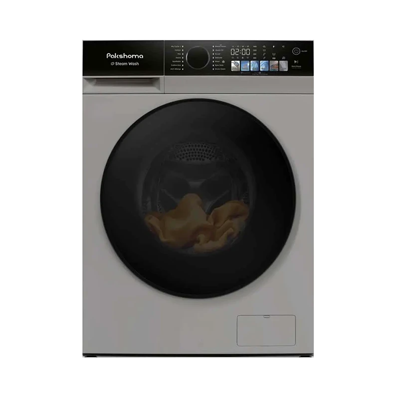 ماشین لباسشویی پاکشوما سری Q مدل Q9 ظرفیت 9 کیلوگرم موتور اینورتر BLDC دارای بخارشو