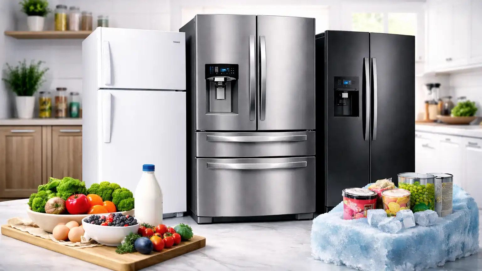انواع یخچال و یخچال فریزر