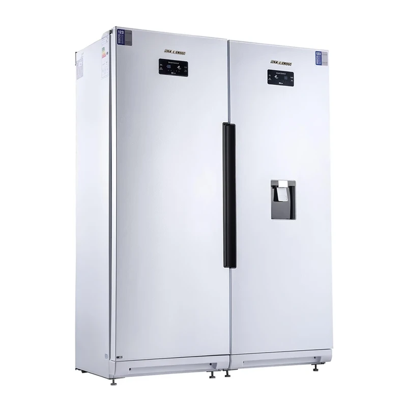 یخچال فریزر دوقلو استیلون مدل SPRING-14402 یخساز دستی آبریز دار