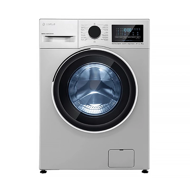 ماشین لباسشویی اسنوا سری آویسا مدل SWM-B80 ظرفیت 8 کیلوگرم