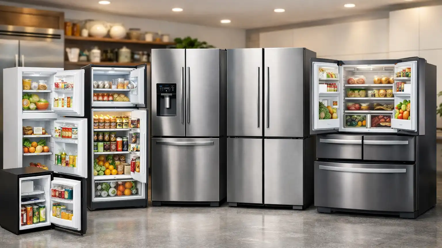 انواع یخچال فریزر