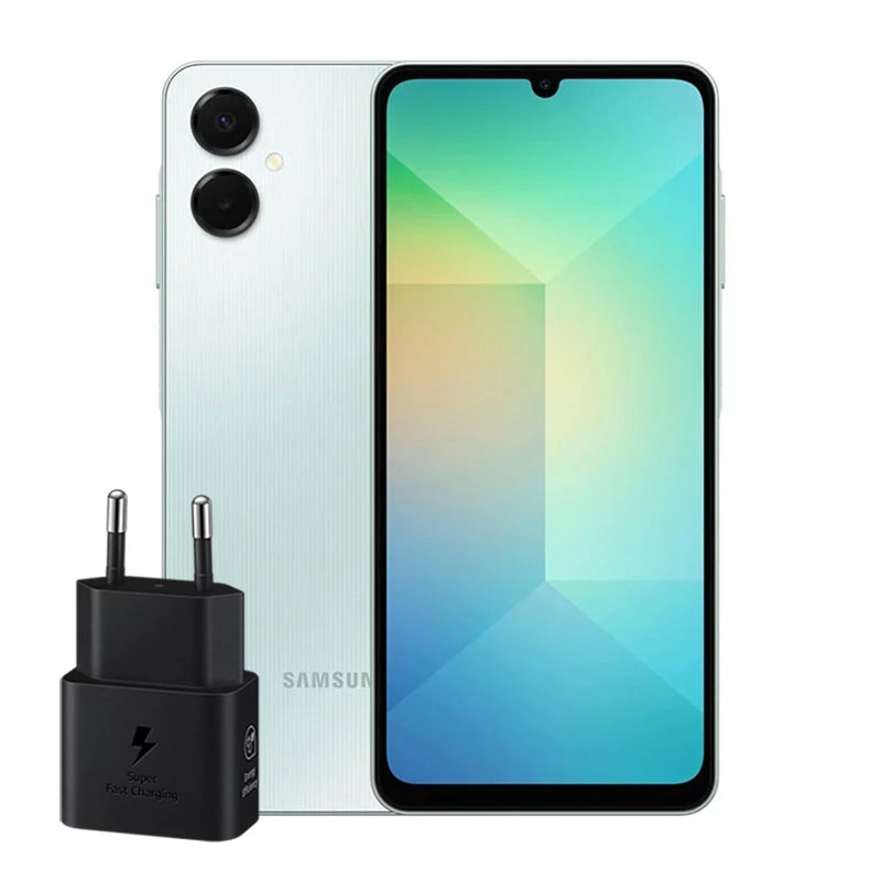 گوشی موبایل سامسونگ Galaxy A06 5G ظرفیت 64 گیگابایت رم 4 گیگابایت - به همراه شارژر 25 وات سامسونگ