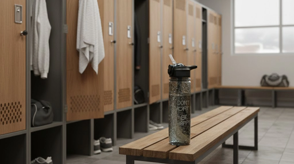 قمقمه نیم لیتری طرح شیشه تَرک دار