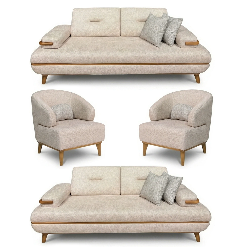 مبل ۸ نفره تخت شو اپرا برند کرال سافت چوب راش